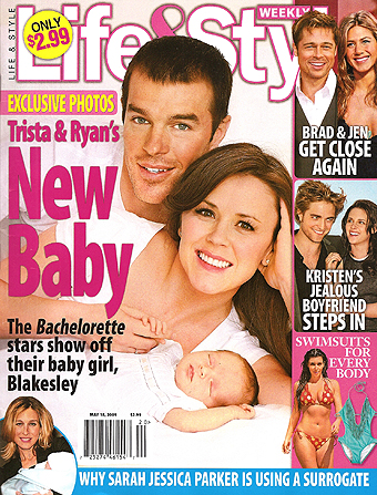 Illustration for article titled This Week In Tabloids: Angelina Cheated On Brad With Blonde Female Rocker